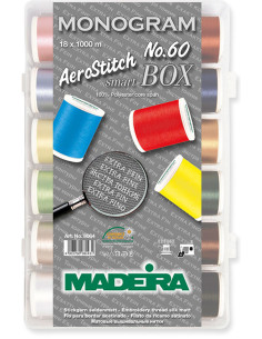 SmartBox Monogram AeroStitch Madeira embroidery thread case