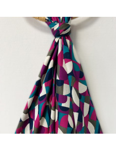 Neo Pop Viscose Satin Fabric - My Dress Made