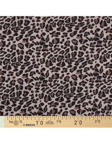 Printed double gauze fabric - Beige wild
