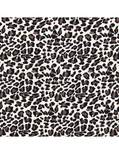 Printed double gauze fabric - Wild ecru