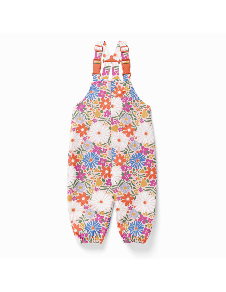 Waterproof fabric for raincoat - Choupette pink and orange
