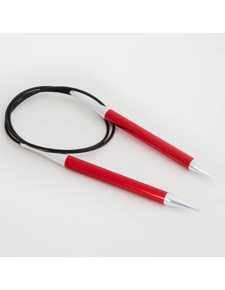 KnitPro Zing circular needles with cable