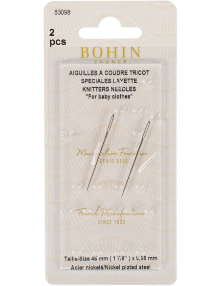 Bohin special baby yarn needles