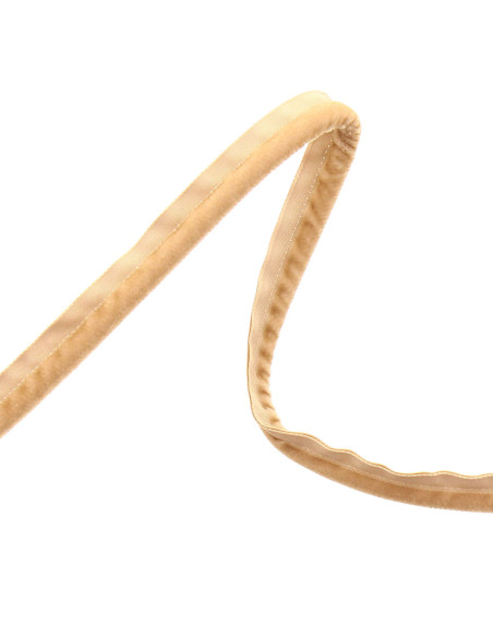 Velvet upholstery piping - Beige