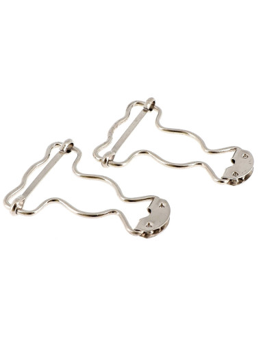 Special overall buckles 25 mm silver Bohin
