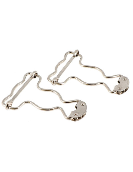 Special overall buckles 25 mm silver Bohin