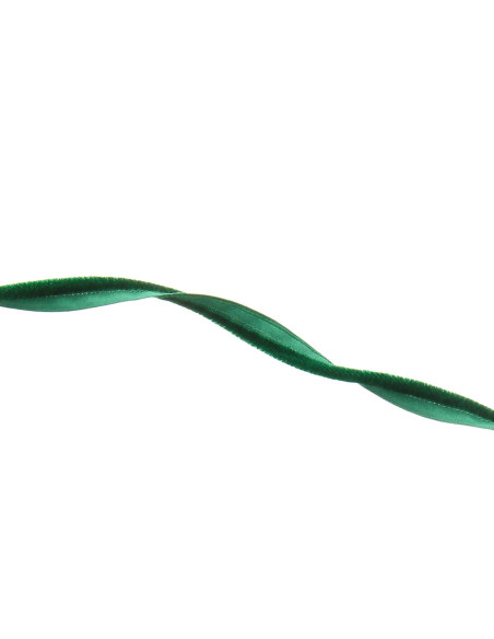 Velvet clothing piping - Green