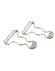 Special overall buckles 32 mm silver Bohin 2