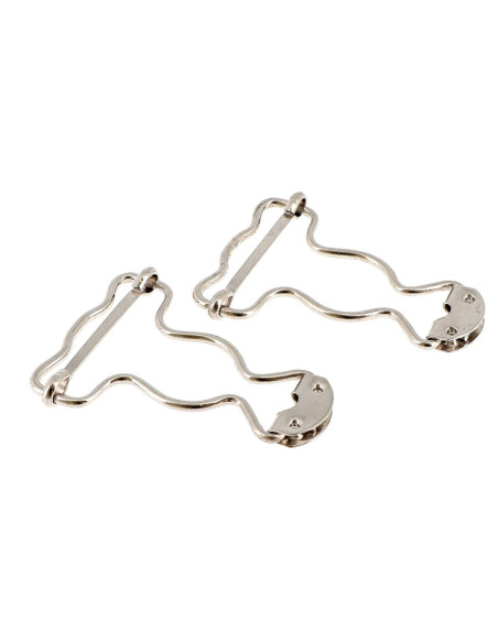 Special overall buckles 32 mm silver Bohin