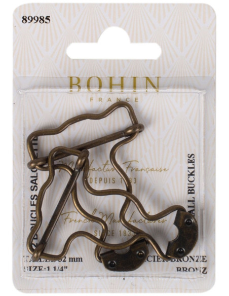 Special loops for overalls 32 mm bronze Bohin