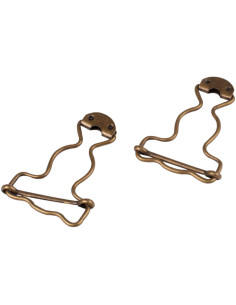 Special loops for overalls 32 mm bronze Bohin 2