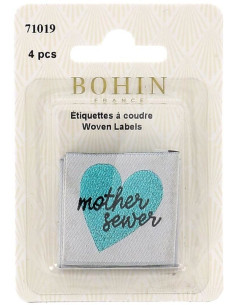 Set of 4 sew-on labels - Mother sewer 2