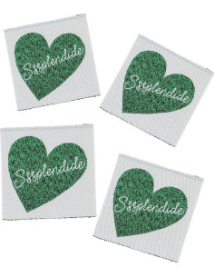Set of 4 sew-on labels - Splendid