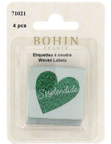 Set of 4 sew-on labels - Splendid