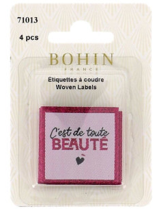 Set of 4 sew-on labels - It's absolutely beautiful 2
