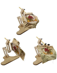 Adjustable table stand with multiple settings for embroidery hoop 2