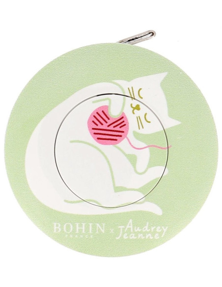 150 cm retractable tape measure Cat ball Bohin