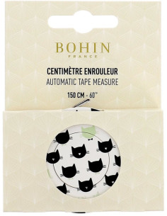 150 cm retractable tape measure with Cat design by Bohin 2