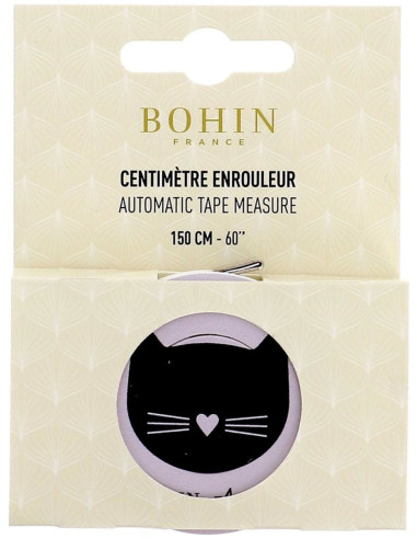 150 cm retractable tape measure Black Cat Bohin
