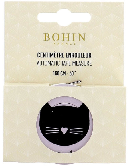 150 cm retractable tape measure Black Cat Bohin