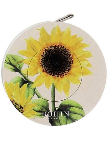 150 cm retractable tape measure Sunflower Bohin