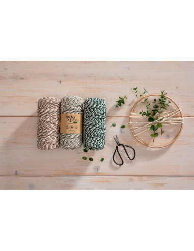 Recycled macramé cotton Crafty Fine Multico Anchor