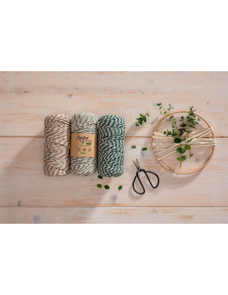 Recycled macramé cotton Crafty Fine Multico Anchor