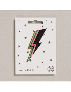 Iron-on patch - Lightning