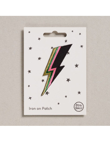 Iron-on patch - Lightning