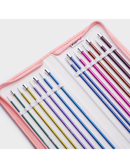 KnitPro Zing straight needle set