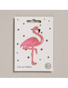 Iron-on patch - Flamingo