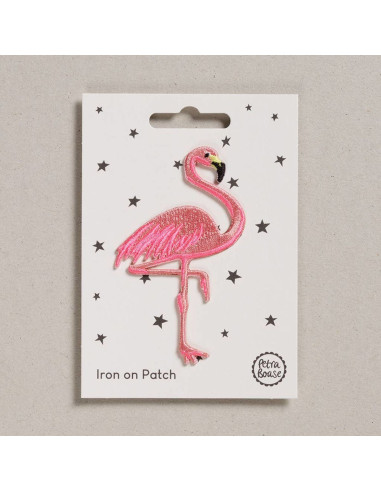 Iron-on patch - Flamingo