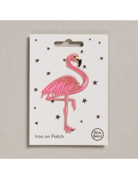 Iron-on patch - Flamingo