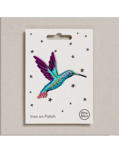 Iron-on patch - Hummingbird
