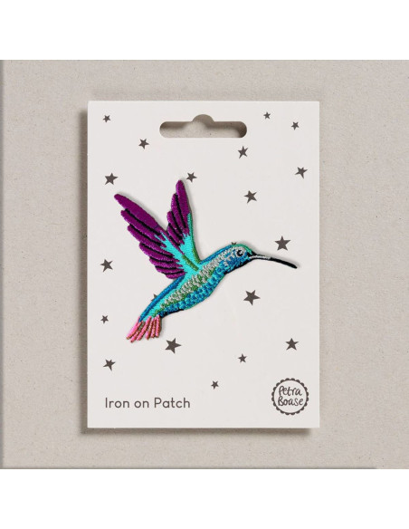 Iron-on patch - Hummingbird