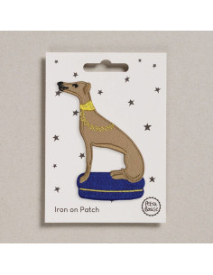 Iron-on patch - Whippet Dog