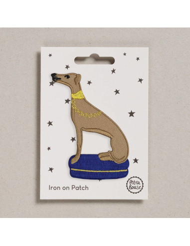 Iron-on patch - Whippet Dog