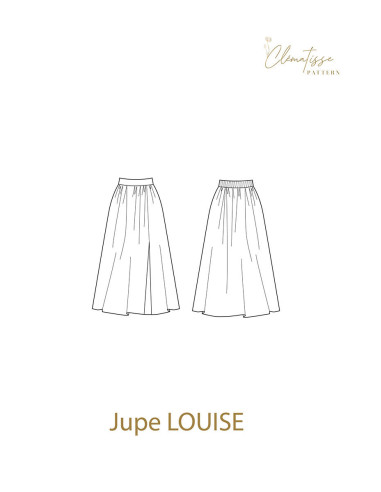 Louise Skirt Pattern - Clématisse Pattern
