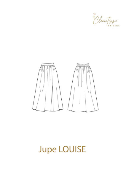 Louise Skirt Pattern - Clématisse Pattern