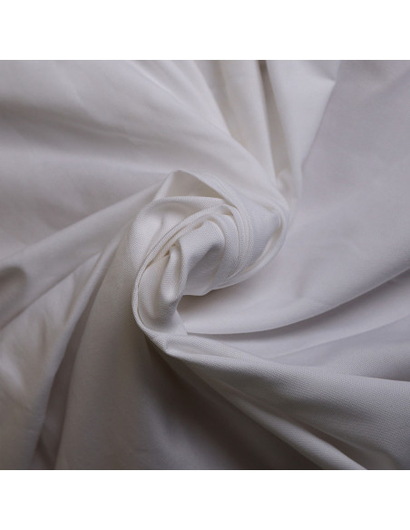 Oxford Cotton Fabric Optic White - Atelier Brunette
