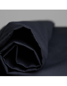 Oxford Cotton Fabric Deep Charcoal - Atelier Brunette