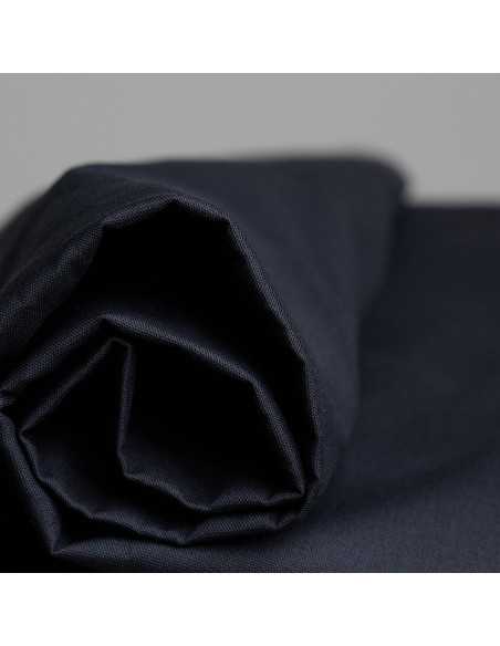 Oxford Cotton Fabric Deep Charcoal - Atelier Brunette