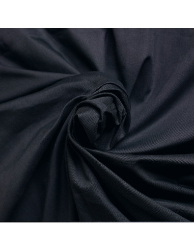 Oxford Cotton Fabric Deep Charcoal - Atelier Brunette