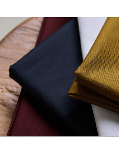 Oxford Cotton Fabric Deep Charcoal - Atelier Brunette