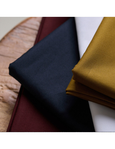 Oxford Cotton Fabric Deep Charcoal - Atelier Brunette