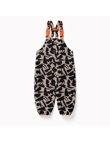 Waterproof fabric for raincoat - Jamo gray and black