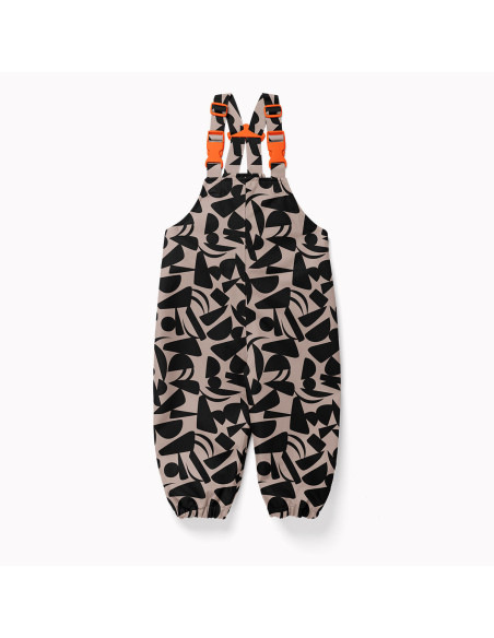 Waterproof fabric for raincoat - Jamo gray and black