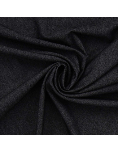 Chambray Denim Fabric - Black