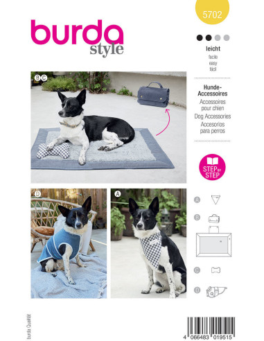 Dog Accessories Pattern - Burda 5702