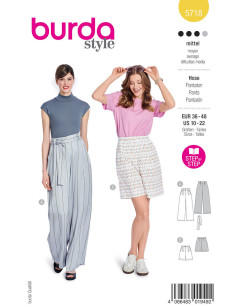 Pants pattern - Burda 5718